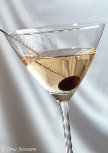 ein Glas "BlackDevil" Cocktail